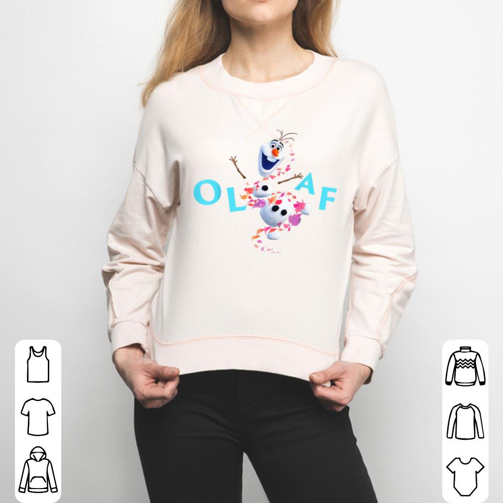 Disney Olaf Autum Leaves Happy Portrait Frozen 2 Shirt