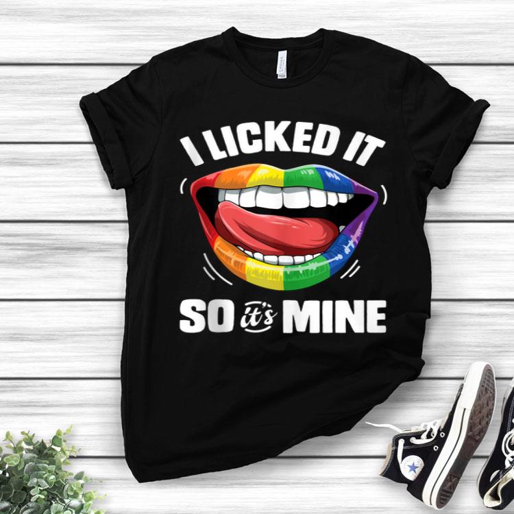It's Mine Lesbian Gay Pride LGBT Flag Shirt