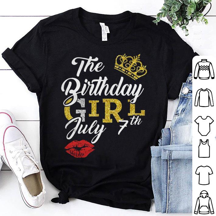 July Birthday Girl July 7th Shirt