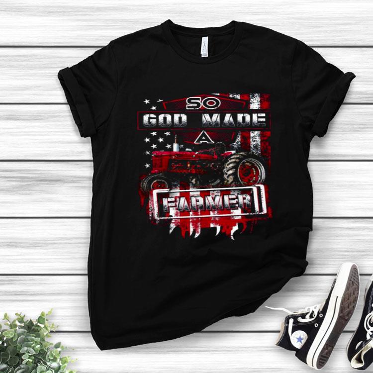So God Made A Tractor Farmer Shirt