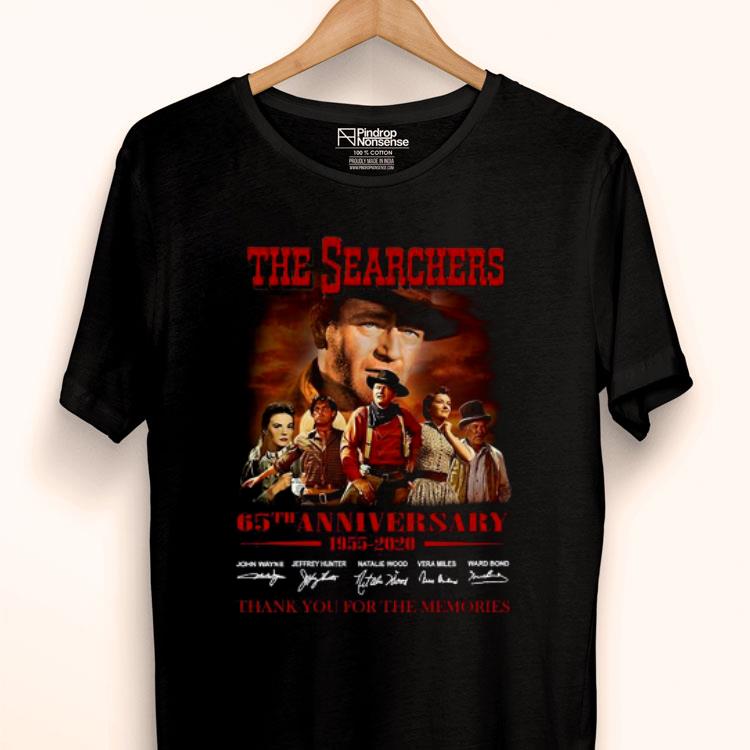 The Searchers 65th Anniversary 1955 2020 Signature Thank You For The Memories Shirt