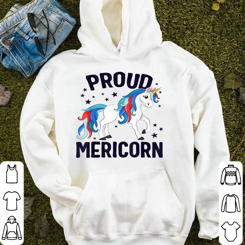 Proud Mericorn 4th Of July Kids Unicorn Patriotic Americorn Shirt