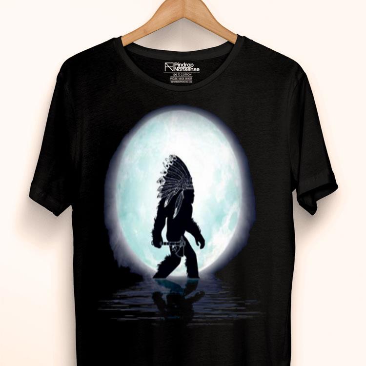 Native Bigfoot Moon Light Shirt