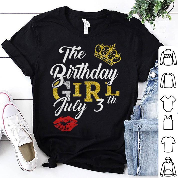 July Birthday Girl July 3th Shirt