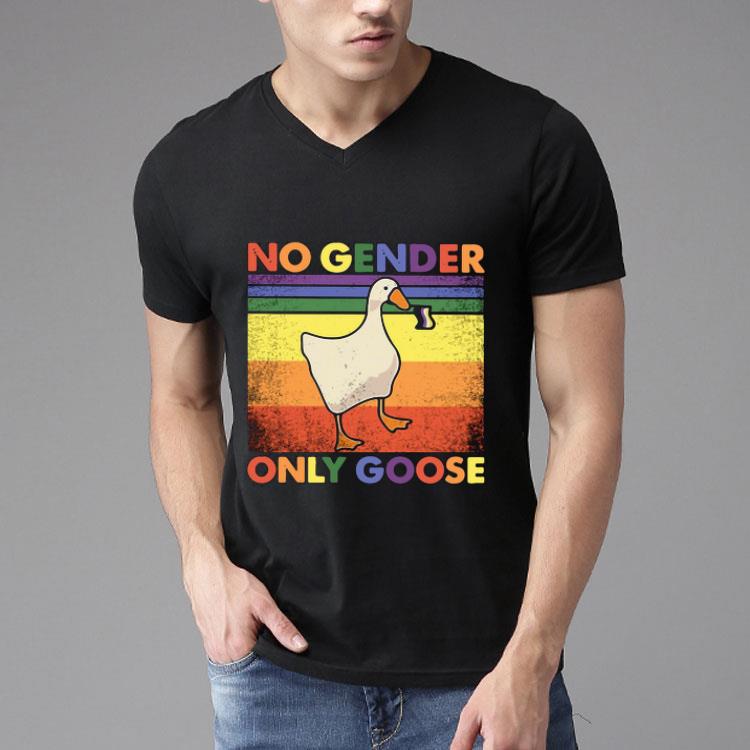 LGBT Duck No Gender Only Goose Vintage Shirt