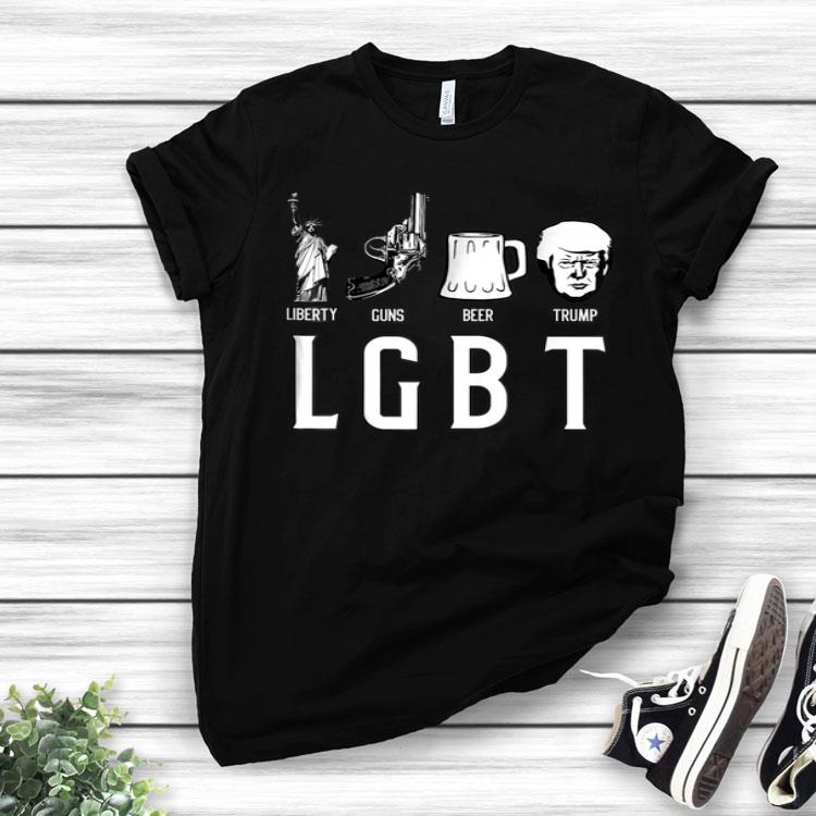 LGBT Liberty Guns Beer Trump Shirt