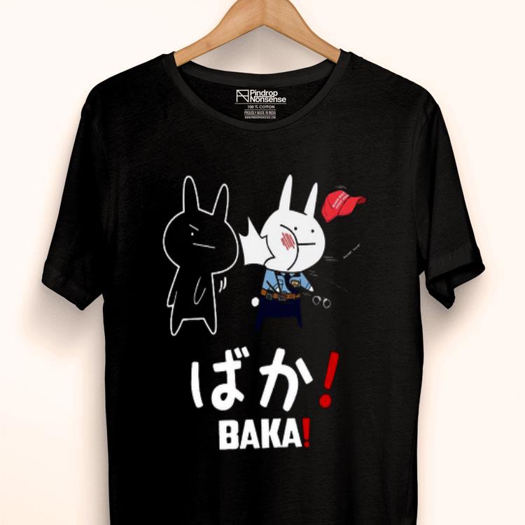 Black Slap White Officer Baka Rabbit Shirt