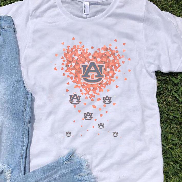 Love Auburn Tigers Logo Hearts Shirt