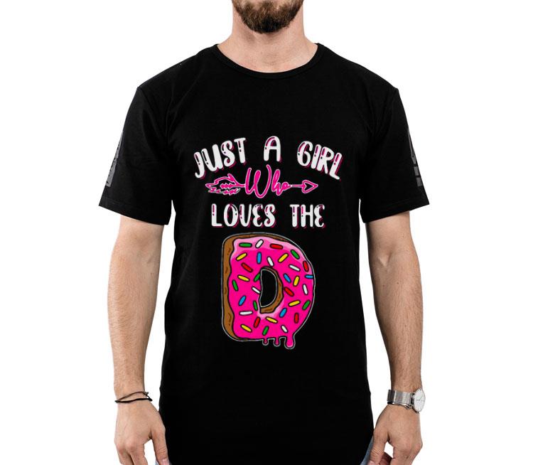 Just A Girl Who Loves D Donut Shirt