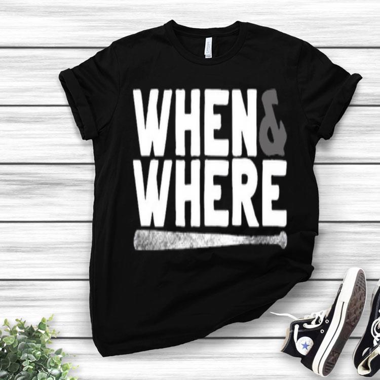 MLBPA When And Where Shirt