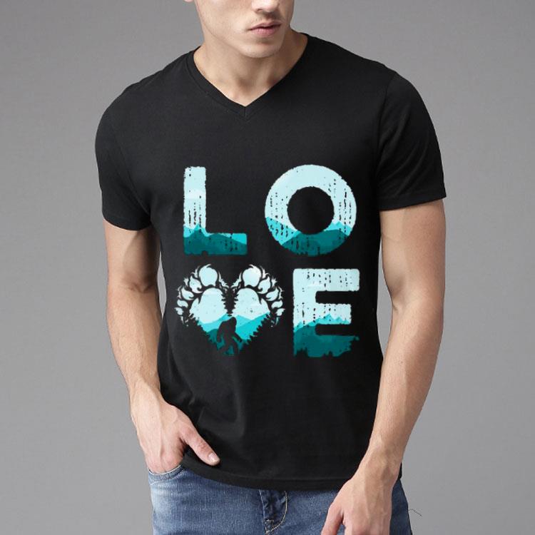 Love Bigfoot Mountain Shirt