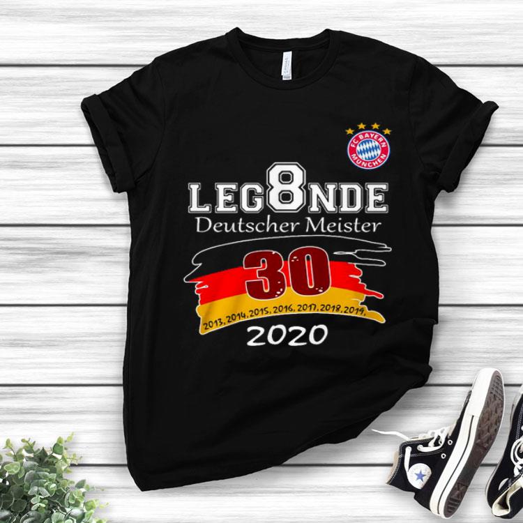 Fc Bayern Munchen Leg8nde Deutscher Meister 30 2020 Shirt