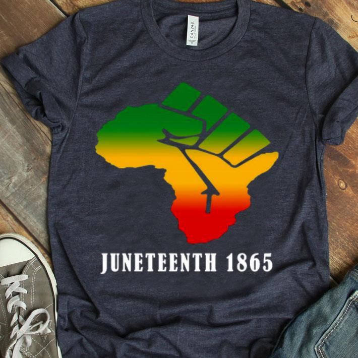 African Map Justice Juneteenth 1865 Shirt