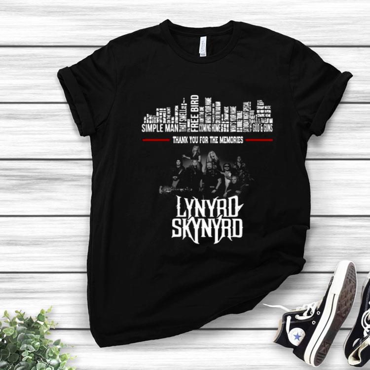 Thank You For The Memories Lynyrd Skynyrd Shirt