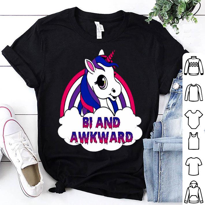 LGBT Unicorn Bi And Awkward Shirt