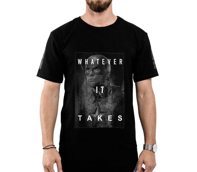 Avengers Endgame Captain America What Ever It Takes Poster Shirt