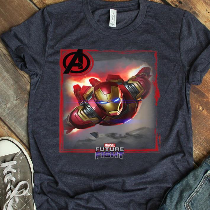 Marvel Future Fight Iron Man Portrait Graphic Shirt