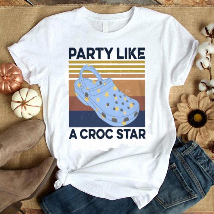 Party Like A Croc Star Vintage Shirt