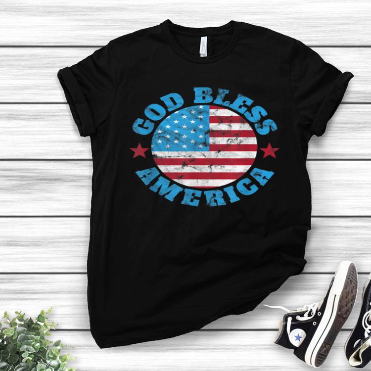 God Bless 4th Of July America Flag Shirt