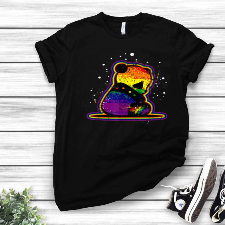 Cute Rainbow Panda Heart Rainbow LGBT Pride Month Ally Shirt