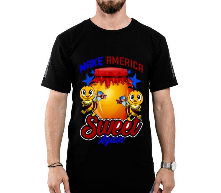 Bee Make America Sweet Again 4th Of July American Flag Shirt