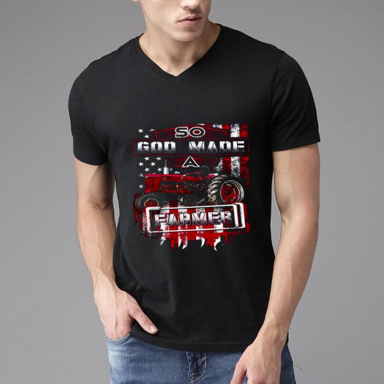 So God Made A Tractor Farmer Shirt