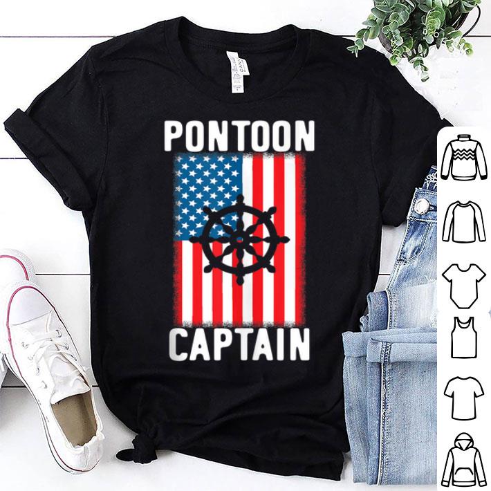 Pontoon Captain 4th of July Boat Shirt