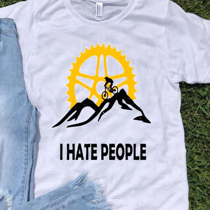 Mountain Biking I Hate People Shirt