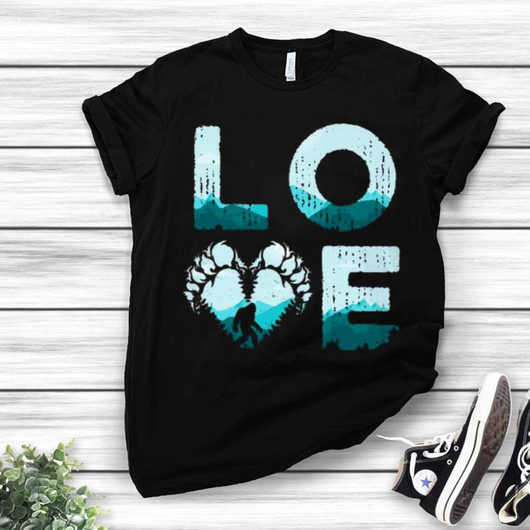 Love Bigfoot Mountain Shirt