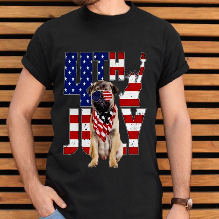 4th Of July Pug Shirt