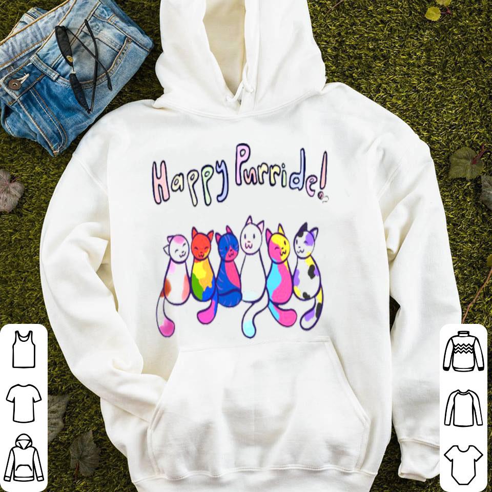 Muticolor Cats Happy Purride Shirt