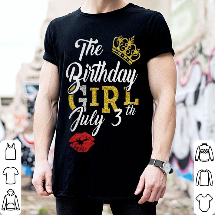 July Birthday Girl July 3th Shirt