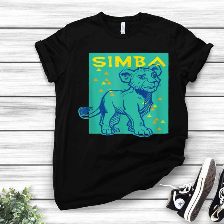 Disney The Lion King Live Action Simba Triangles Shirt