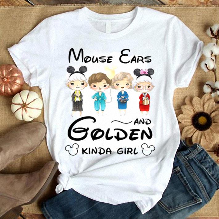 Mickey Mouse Cars And Golden Kinda Girl Shirt