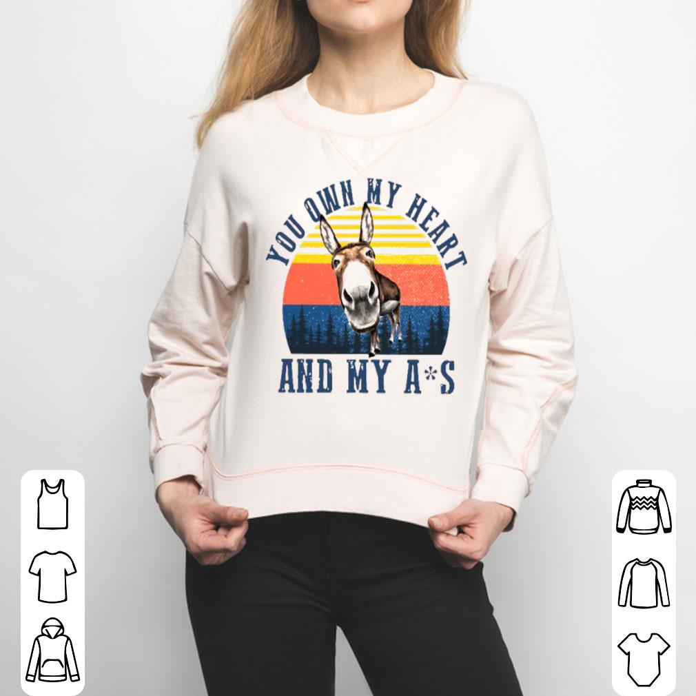 Mule You Own My Heart And My Ass Vintage Shirt