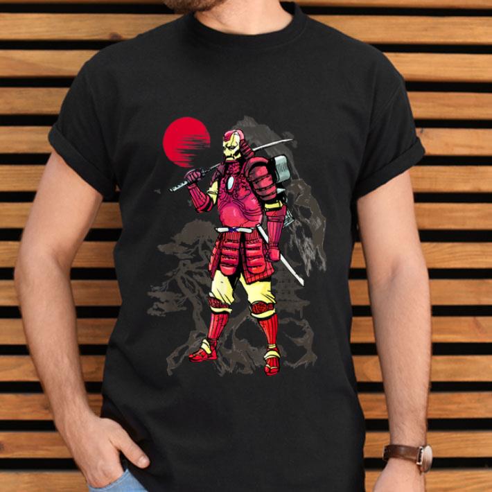 Marvel Iron Man Samurai Mountain Sunset Graphic Shirt