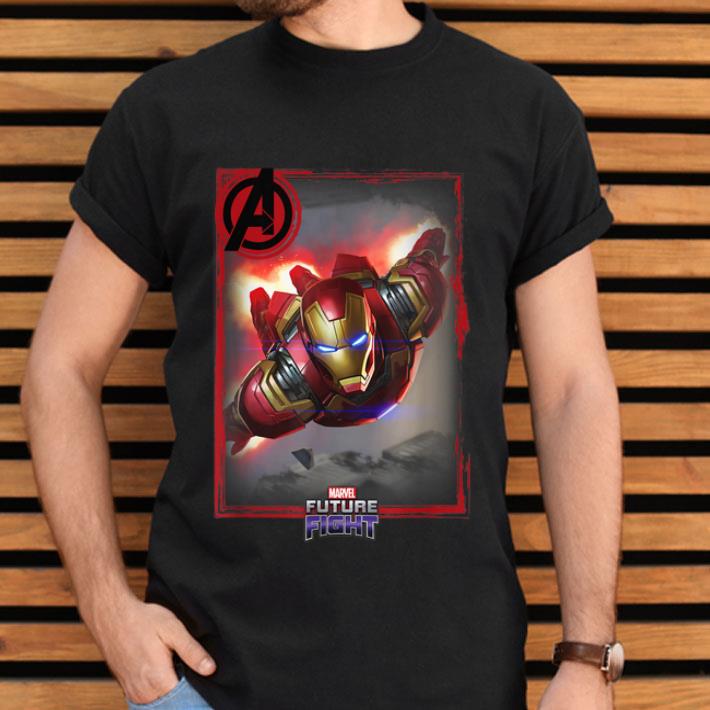 Marvel Future Fight Iron Man Portrait Graphic Shirt