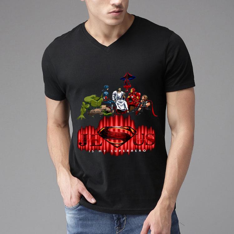 Marvel Heroes Jesus Is My Superhero And Tell My Story Shirt