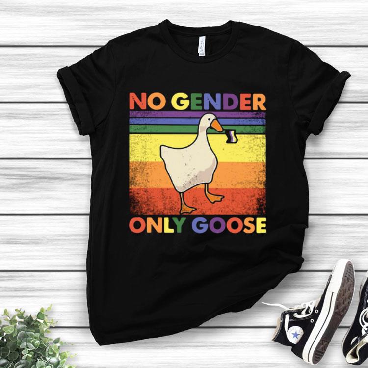 LGBT Duck No Gender Only Goose Vintage Shirt
