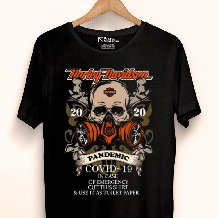 Skull Harley Davidson 2020 Pandemic COVID-19 Shirt