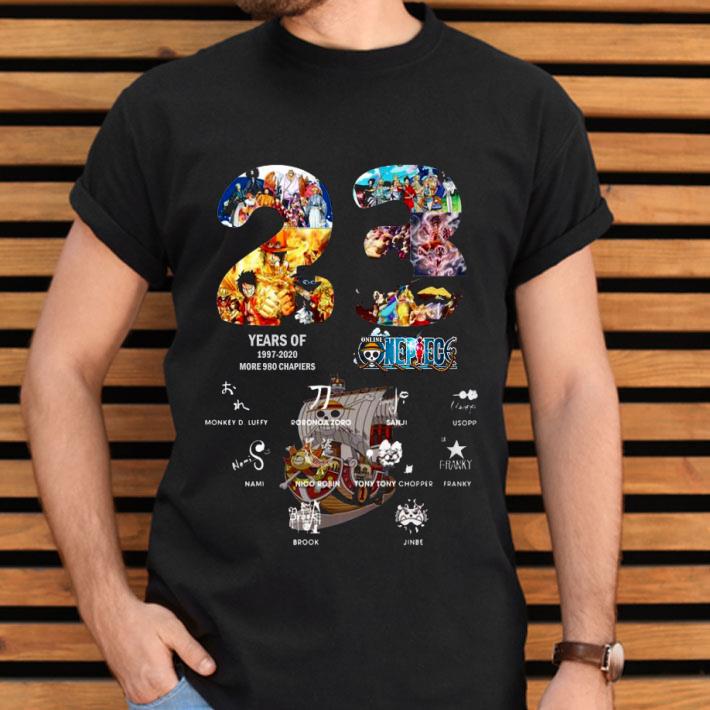 23 Years Of 1997 2020 More 980 Chapter One Piece Signatures Shirt