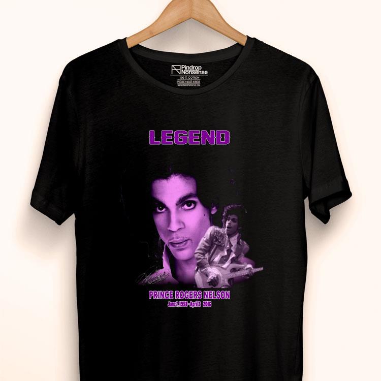 58 Years Of Legend Prince Rogers Nelson 1958 2016 Thank You Shirt
