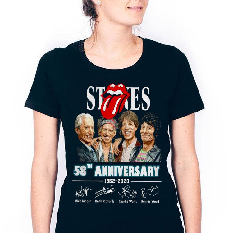 The Rolling Stone 58th Anniversary 1962-2020 Signatures Shirt The Rolling Stone 58th Anniversary 1962-2020 Signatures Shirt