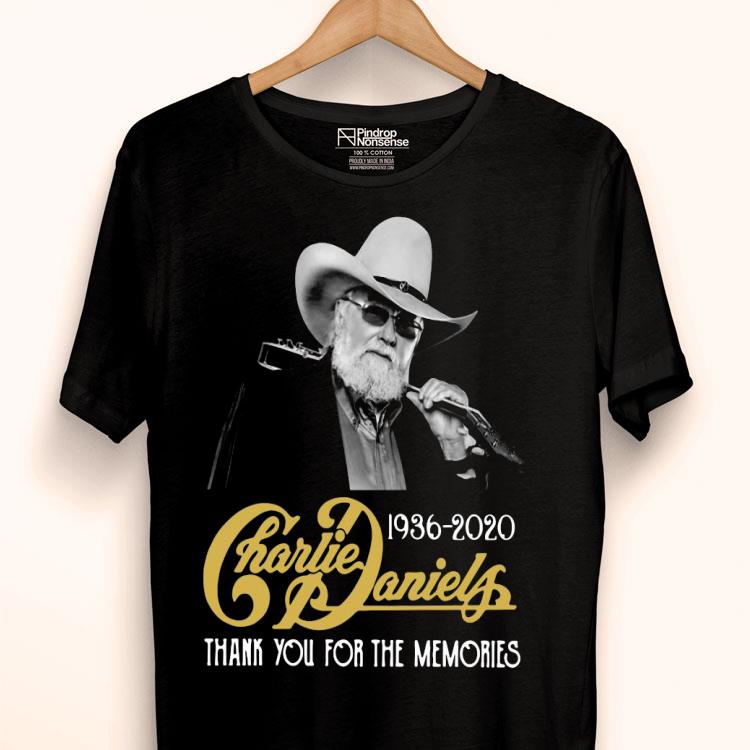 Charlie Daniels 1936 2020 Thank You For The Memories Shirt