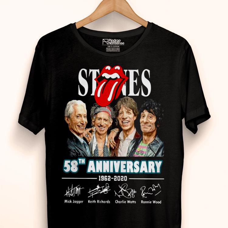 The Rolling Stone 58th Anniversary 1962-2020 Signatures Shirt