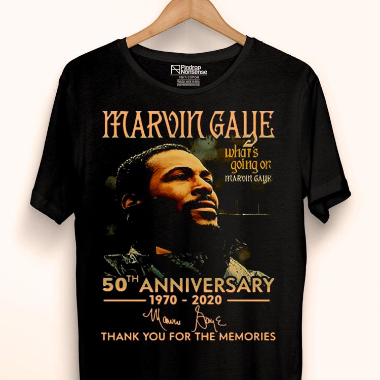 Marvin Gaye 50th Anniversary 1970 2020 Thank You For The Memories Shirt