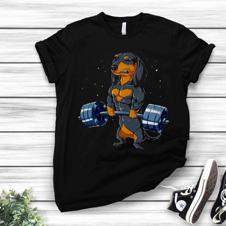 Dachshund Weightlifting Shirt