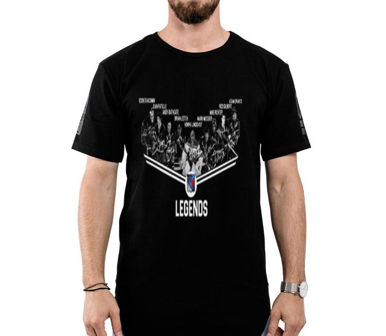 New York Rangers Legends Team Player Signature Shirt