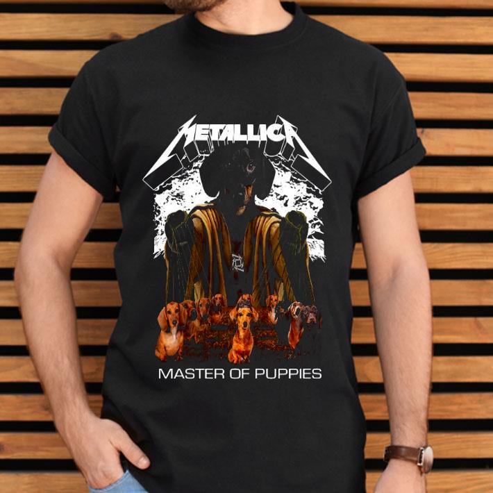 Dachshund Metallica Master Of Puppies Shirt