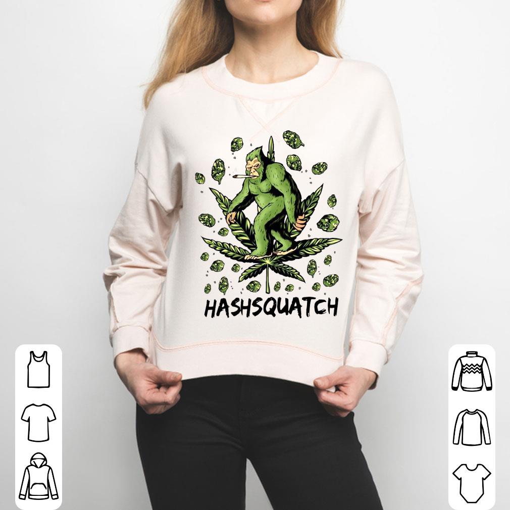 Hashsquatch Funny Bigfoot Weed Shirt